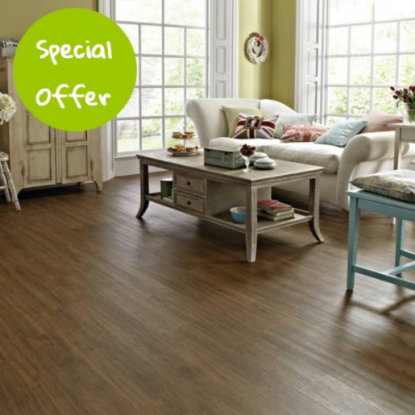 Karndean Knight Tile Mid Brushed Oak KP102 Gluedown Luxury Vinyl Tile  Special Offer 