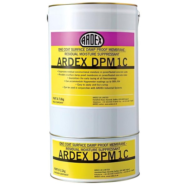 Ardex DPM1C 1-Coat Damp Proof Membrane 10kg 2 part 1 coat 