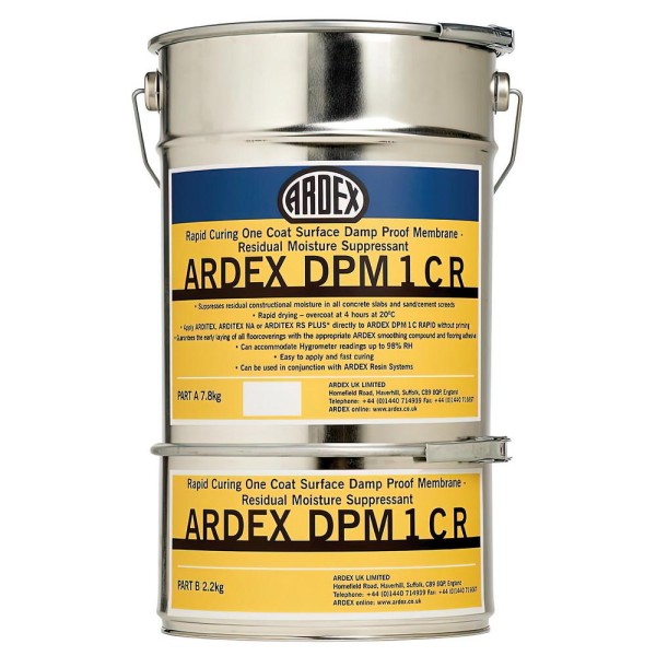 Ardex DPM1CR 10kg 2 part 1 coat Rapid 