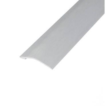Brushed Aluminium Self Adhesive Vinyl Ramp Profile 2700mm
