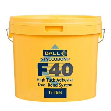 F Ball F40 Styccobond High Tack Adhesive 15 Litre