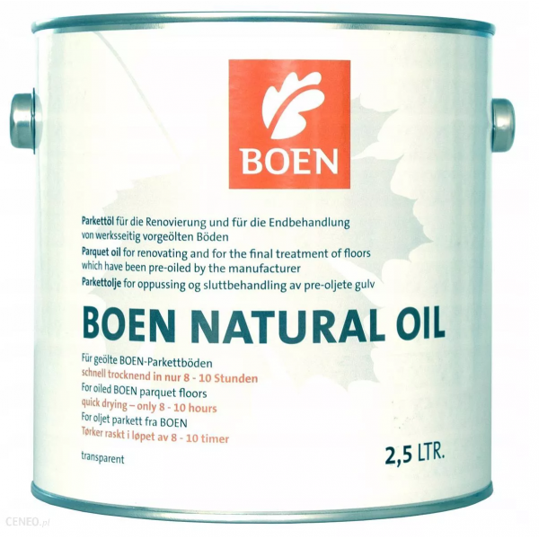 BOEN Natural Oil Transparent 2,5 LTR