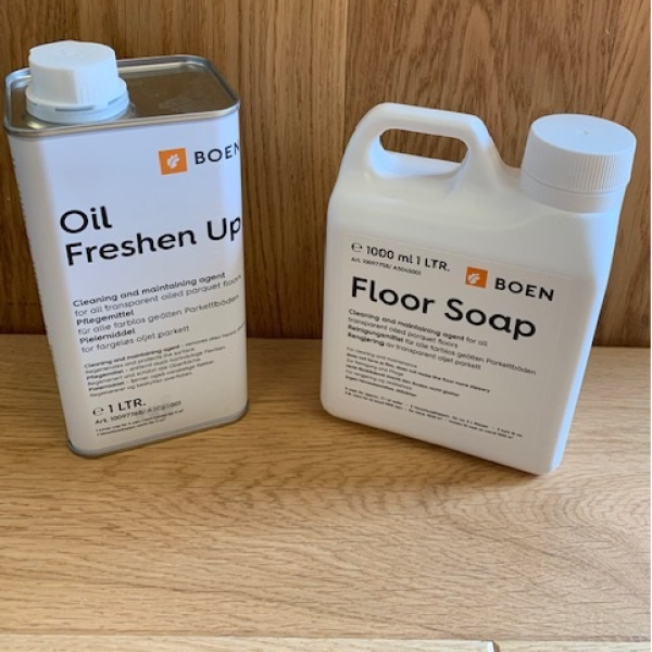 BOEN Floor Soap 1l & Oil Freshen Up (natural) Bundle 