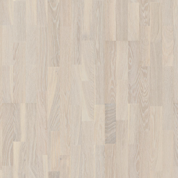 BOEN Oak White Concerto 3-Strip 215 mm Live Pure Brushed Engineered Wood Flooring 10117155