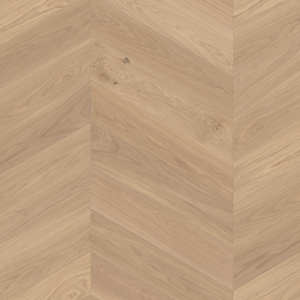 Boen Oak Chevron Oak White Adagio Oiled Engineered Wood Flooring 