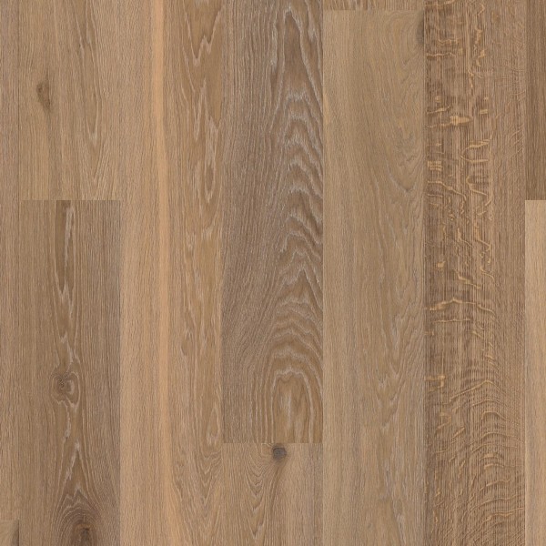 BOEN Oak White Semi-Smoked Animoso 1-Strip 209mm Live Natural White Oiled Engineered Wood Flooring 10152559