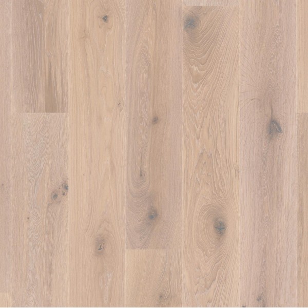 BOEN Oak White Nights Vivo 1-Strip 209mm Live Natural Oil Double Brushed Engineered Wood Flooring 10152554
