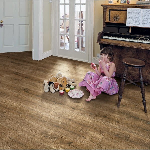 Elka Smoked Oak Laminate flooring (8mm Thickness)  (D) Limited Stock 