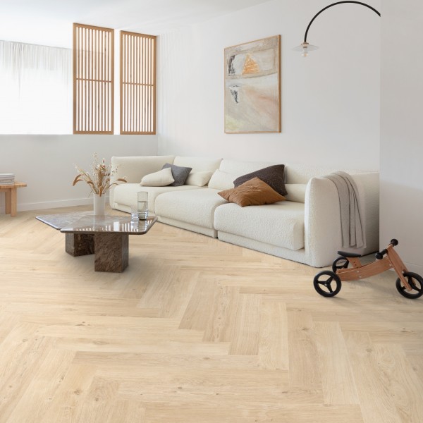 Floorify Herringbone Rigid Core Hirame Click Luxury Vinyl Tile F300
