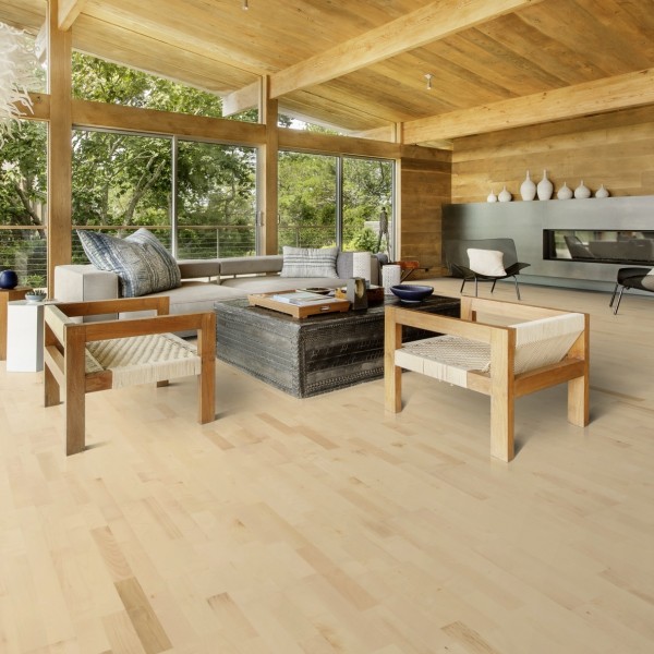 Kahrs Maple Gotha Satin Lacquered Engineered Wood Flooring 