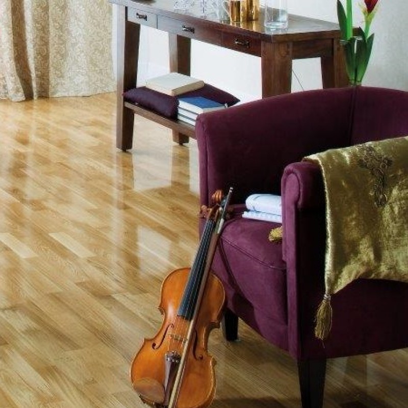 Norske Oak Vardo 3 Strip High Gloss Engineered Wood Flooring