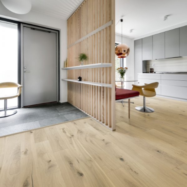 Kahrs Beyond Retro Frosted Oat Plank 151N9AEKN4KW200 Ultra Matt Lacquer Brushed Engineered Wood Flooring 