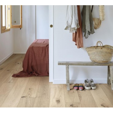Kahrs Flora Oak Edelweiss Oiled Engineered Wood Flooring 