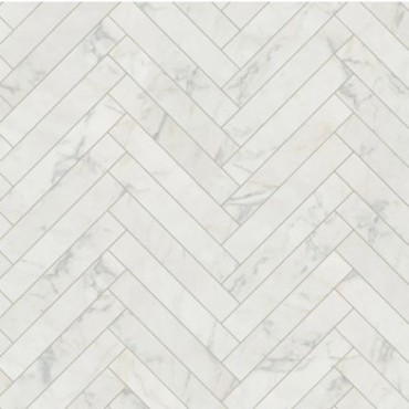 Karndean Knight Tile Glacial Marble Herringbone SM-ST27 Gluedown Luxury Vinyl Tile