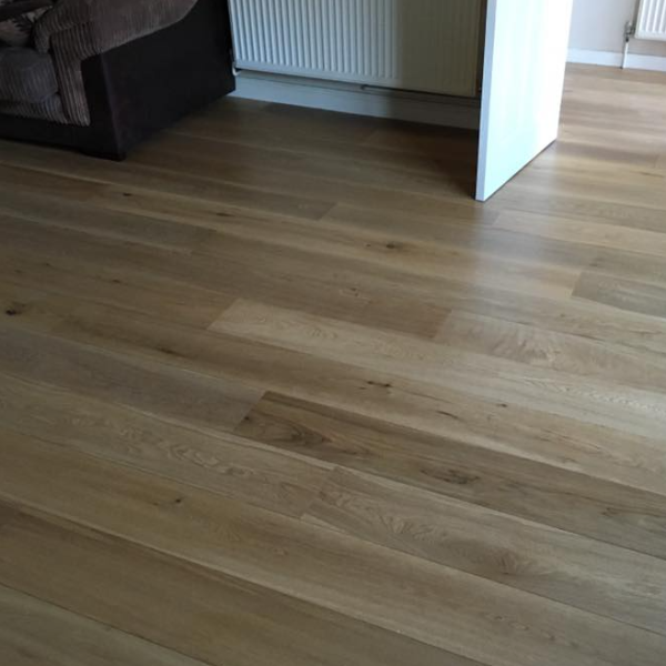 Norske Oak Jessica Brushed and Matt Lacquered Engineered Wood Flooring 
