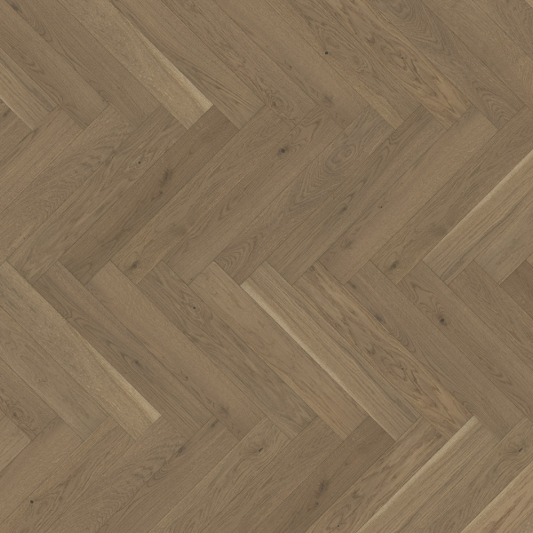 Norske Oak Bourbon Matt Lacquered Engineered Herringbone Flooring