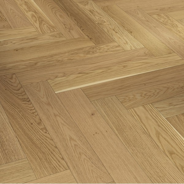 Norske Oak Viennese Matt Lacquered Engineered Herringbone Flooring