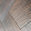 Norske Oak Saggitarius Brushed, Distressed, Brown Oiled Engineered Herringbone Flooring