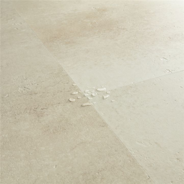 Quick-Step Illume Click Sandstone Concrete AVMTU40274 Vinyl Flooring with built in underlay 