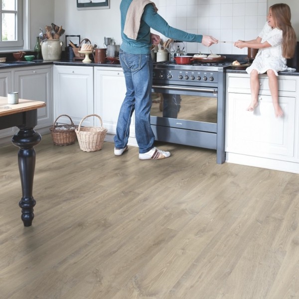 Quick-Step Creo Louisiana Oak Beige Laminate Flooring CRH3175