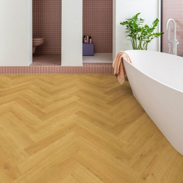 Quick-Step Impressive Design Cumin Oak IMD8247 Herringbone Laminate 