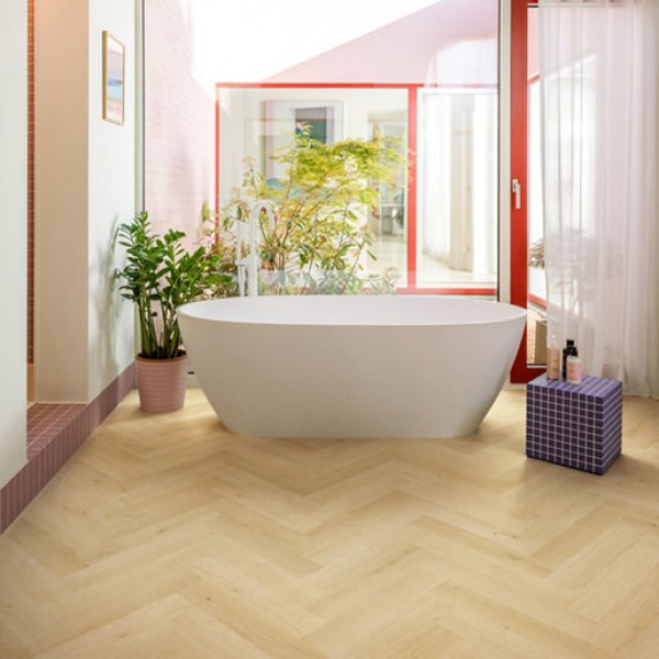 Quick-Step Impressive Design Ginger Oak IMD8246 Herringbone Laminate 