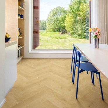 Quick-Step Impressive Design Nutmeg IMD8243 Oak Herringbone Laminate 