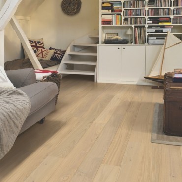 Quick-step Compact Cotton White Oak COM1451 Engineered Wood Flooring