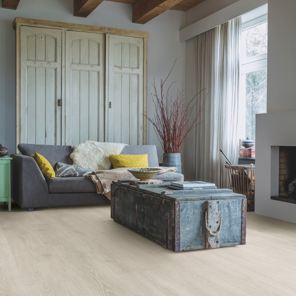 Quick-Step Majestic Woodland Oak Light Grey Laminate Flooring