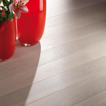 BOEN Oak Pearl 1-Strip 181mm Live Natural Oil Engineered Wood Flooring 10156777