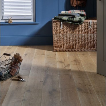 Woodpecker Chepstow Silverglade Oak Oiled 190mm Engineered Wood Flooring