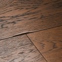 Woodpecker Legacy Chepstow Distressed Charcoal Oak Hardwax Oiled 190mm Engineered Wood Flooring