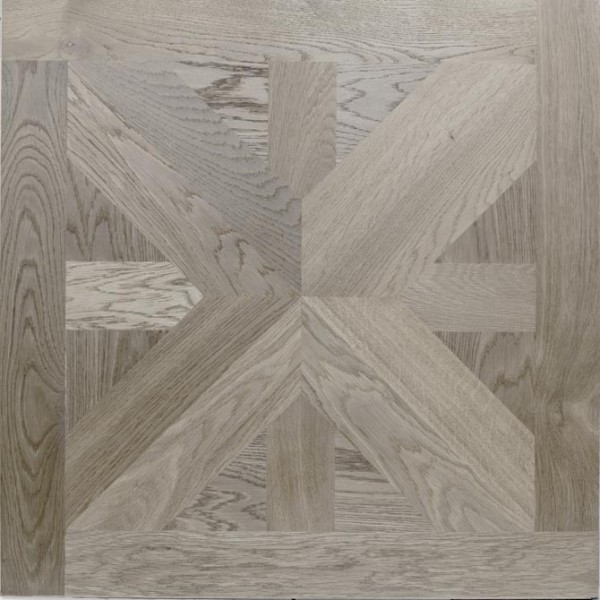 Woodpecker Signature Design Panel Highgrove Limed Oak Hardwax Oiled Brushed Perimeter Bevel 750x750mm Engineered Wood Flooring