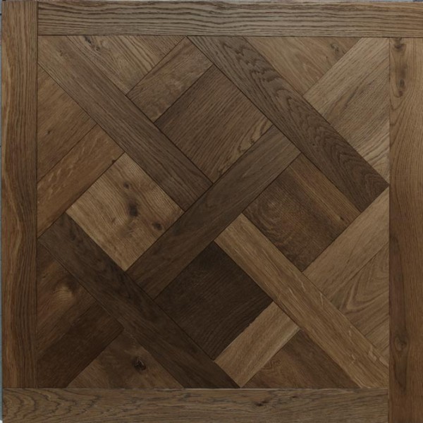 Woodpecker Signature Design Panel Sandringham Aged Oak Hardwax Oiled Brushed Perimeter Bevel 750x750mm Engineered Wood Flooring