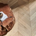 Woodpecker Goodrich Raw Oak Engineered Chevron Flooring 