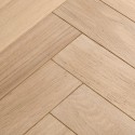 Woodpecker Goodrich Ecru Oak Engineered Herringbone Flooring 